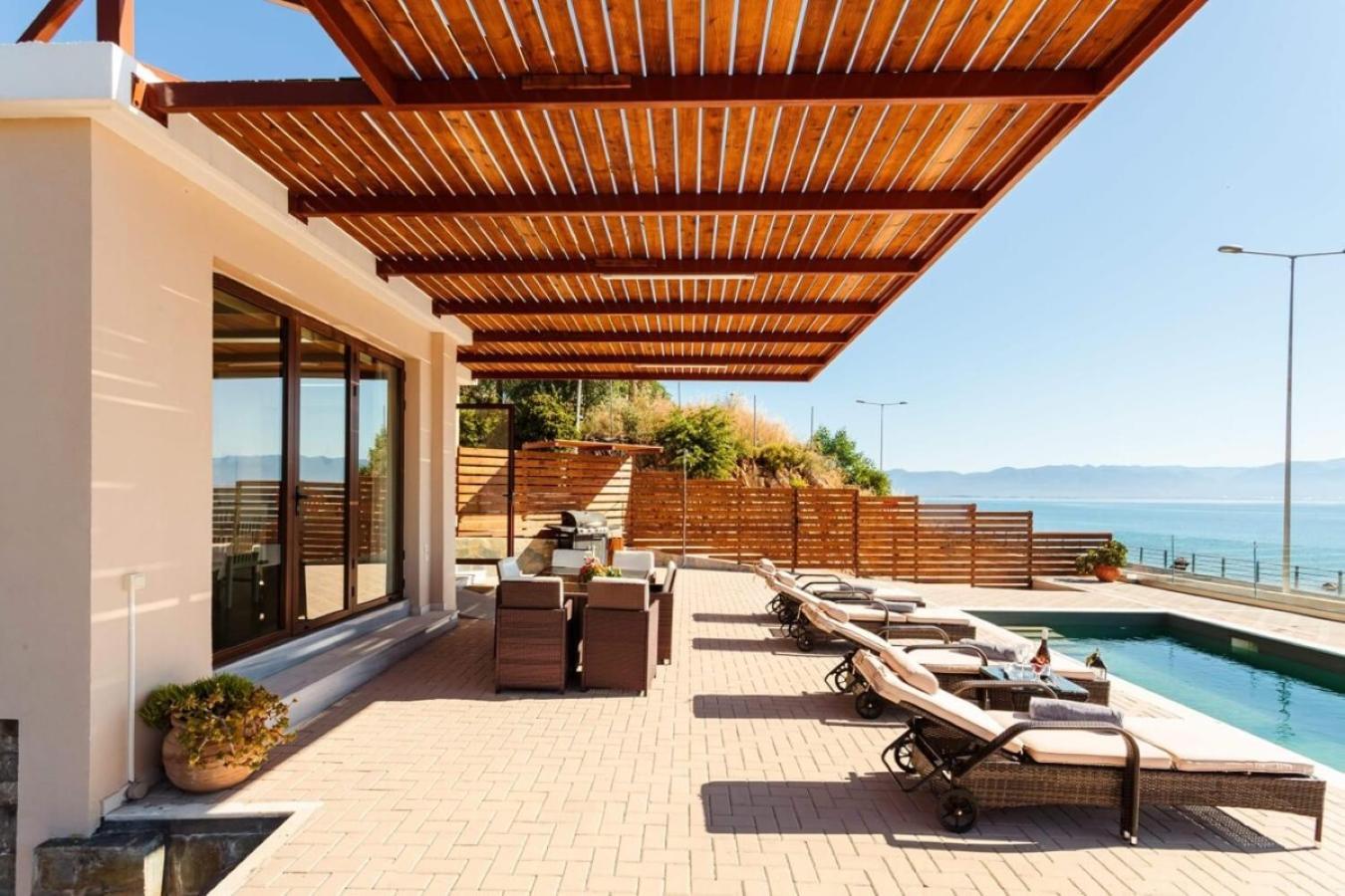 Seaside Summer Bliss - Aurora Luxury Pool Paradise Petalídhion Zewnętrze zdjęcie